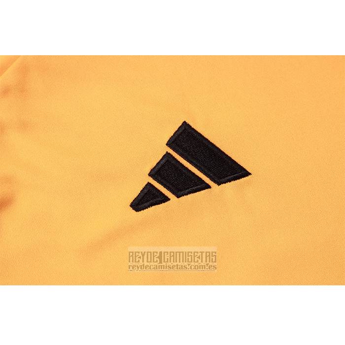 Chandal del Real Madrid Manga Corta 2024-2025 Amarillo - Pantalon Corto